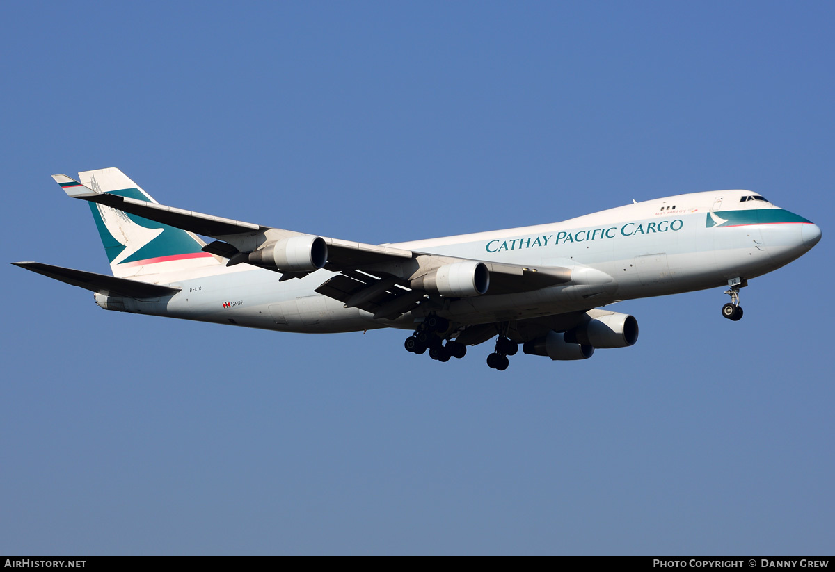 Aircraft Photo of B-LIC | Boeing 747-467F/ER/SCD | Cathay Pacific Airways Cargo | AirHistory.net #189025