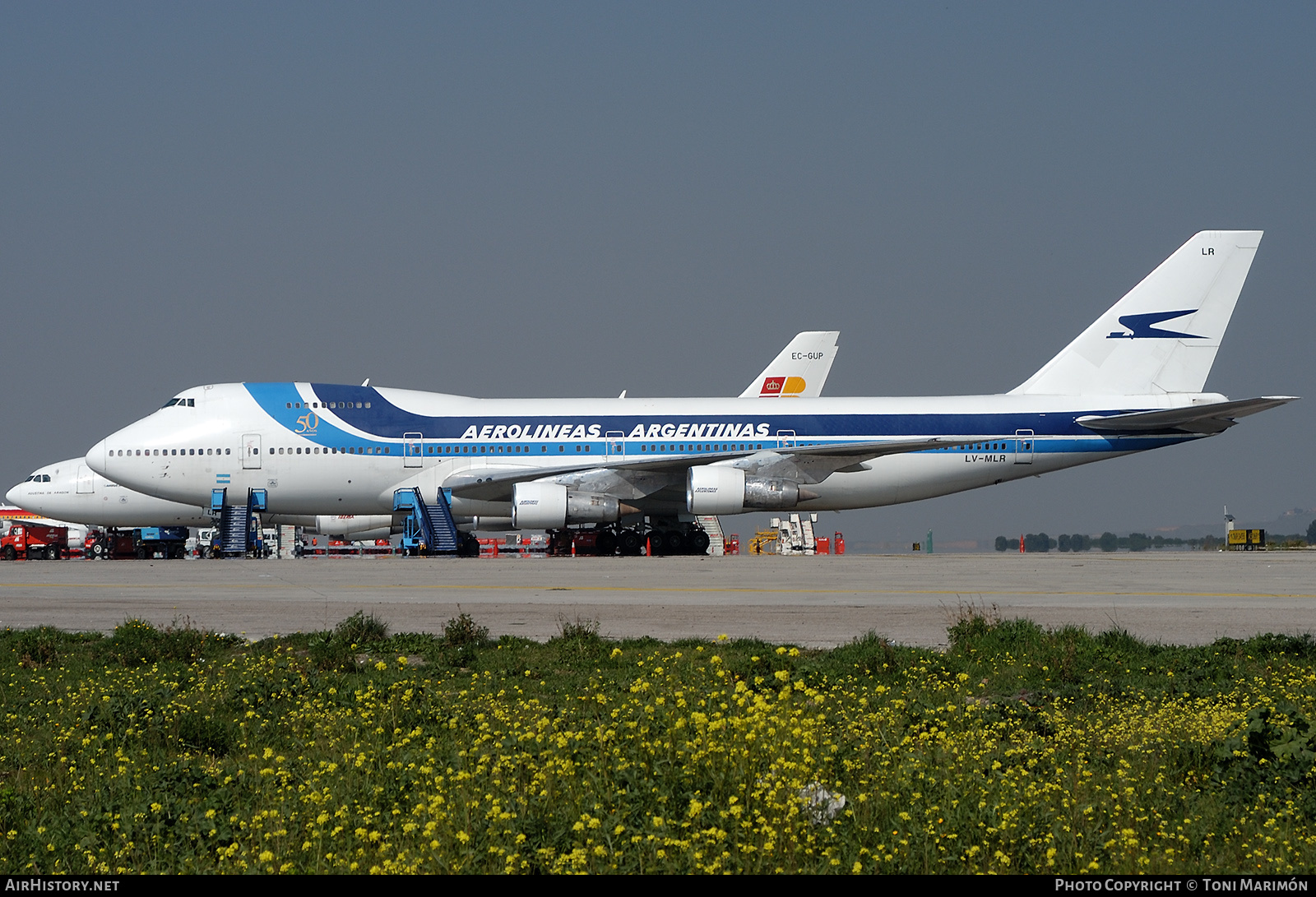 Aircraft Photo of LV-MLR | Boeing 747-287B | Aerolíneas Argentinas | AirHistory.net #189033