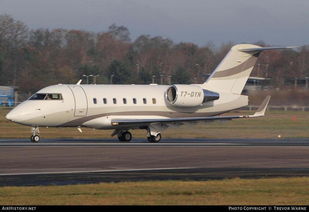 Aircraft Photo of T7-DYN | Bombardier Challenger 604 (CL-600-2B16) | AirHistory.net #189035