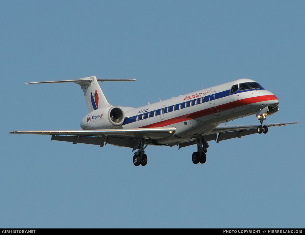 Aircraft Photo of N716AE | Embraer ERJ-135LR (EMB-135LR) | American Eagle | AirHistory.net #189038