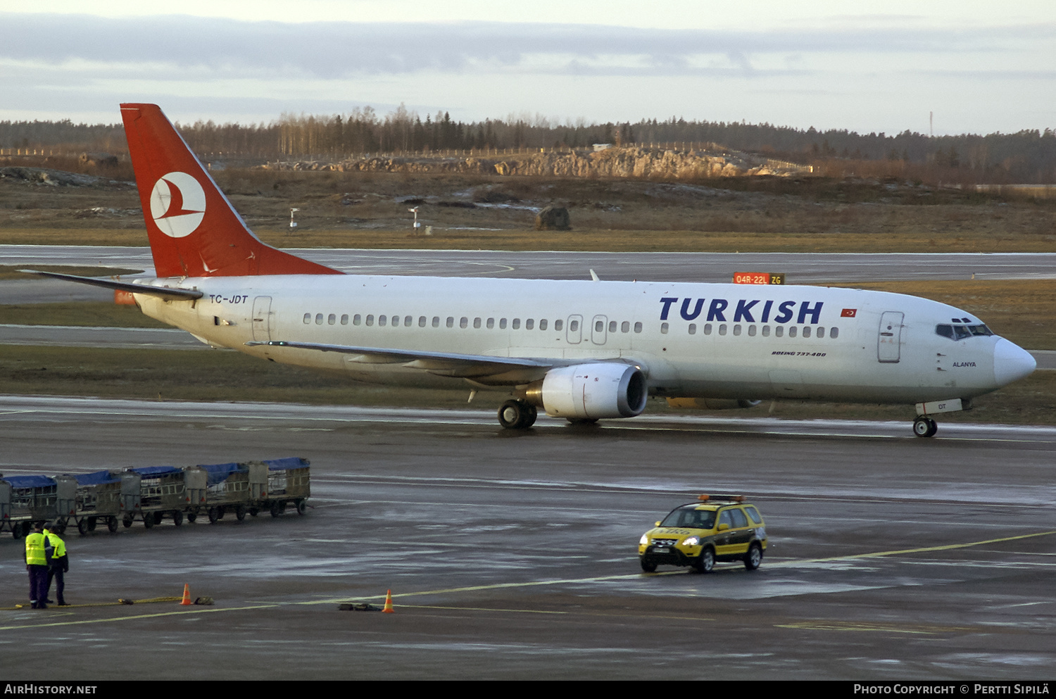 Aircraft Photo of TC-JDT | Boeing 737-4Y0 | Turkish Airlines | AirHistory.net #189055