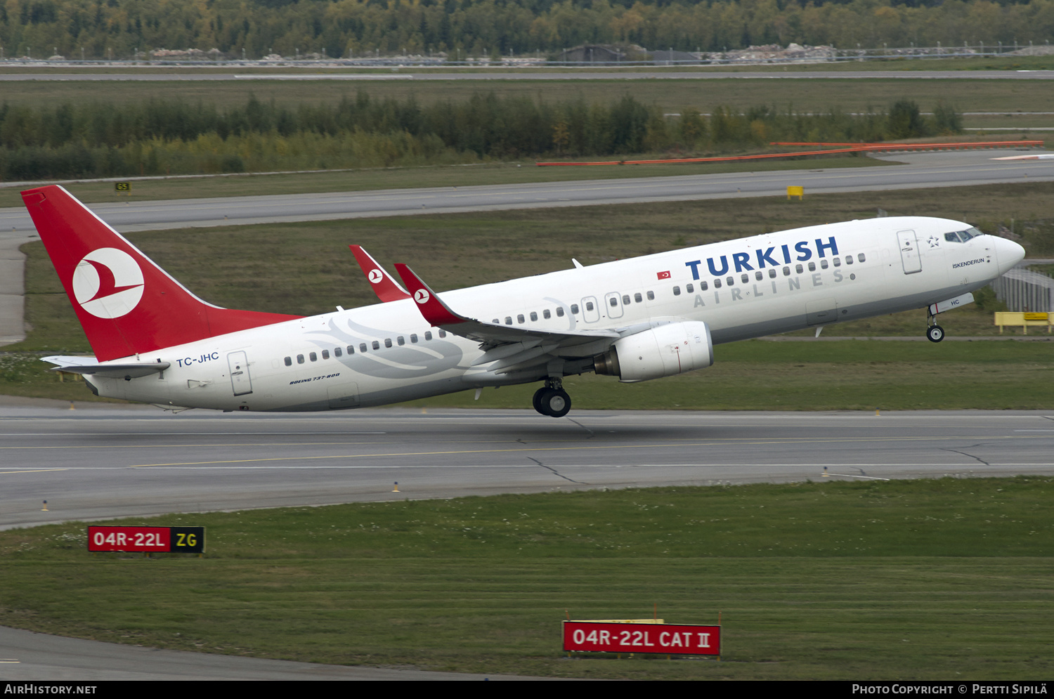 Aircraft Photo of TC-JHC | Boeing 737-8F2 | Turkish Airlines | AirHistory.net #189069