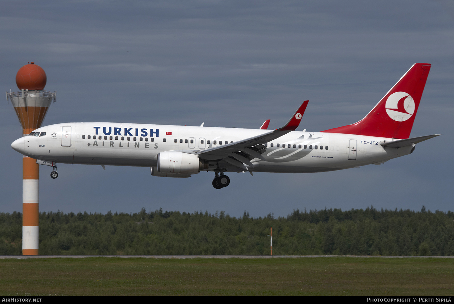 Aircraft Photo of TC-JFZ | Boeing 737-8F2 | Turkish Airlines | AirHistory.net #189085
