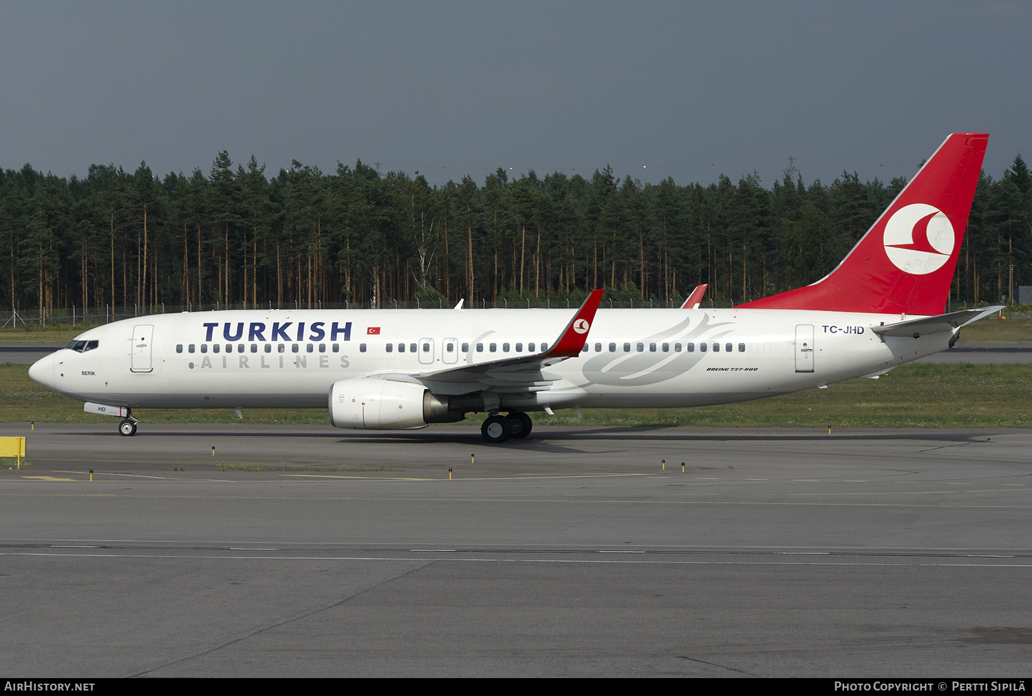 Aircraft Photo of TC-JHD | Boeing 737-8F2 | Turkish Airlines | AirHistory.net #189086
