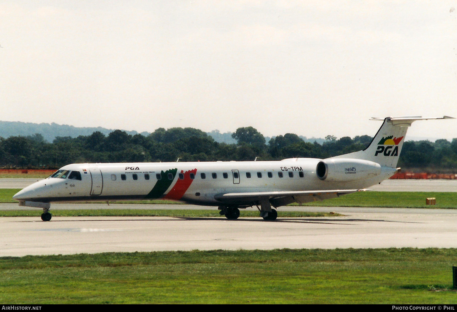 Aircraft Photo of CS-TPM | Embraer ERJ-145EP (EMB-145EP) | Portugália Airlines - PGA | AirHistory.net #189105