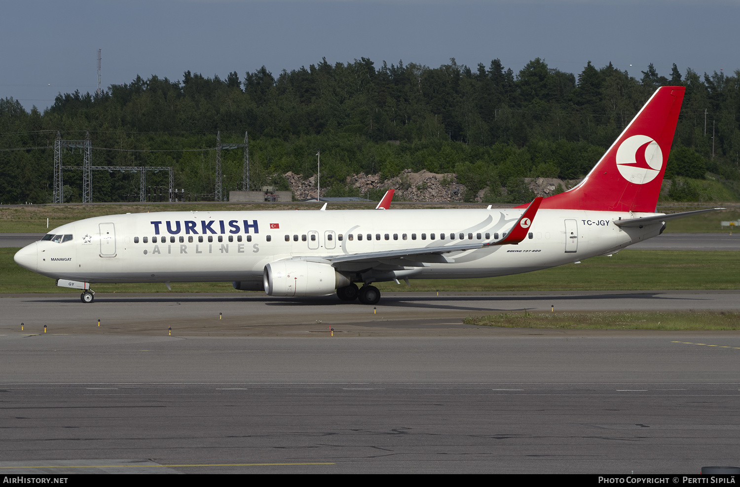 Aircraft Photo of TC-JGY | Boeing 737-8F2 | Turkish Airlines | AirHistory.net #189135