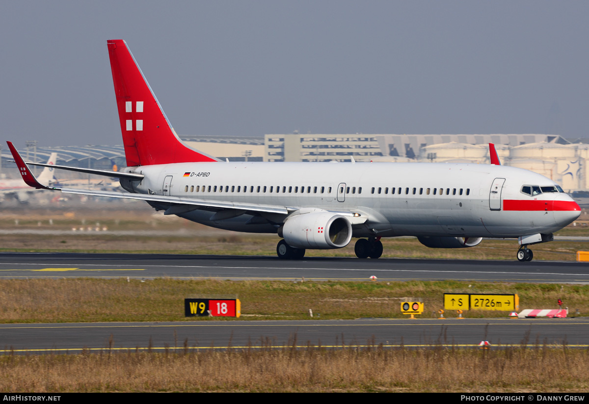 Aircraft Photo of D-APBD | Boeing 737-8BK | PrivatAir | AirHistory.net #189139