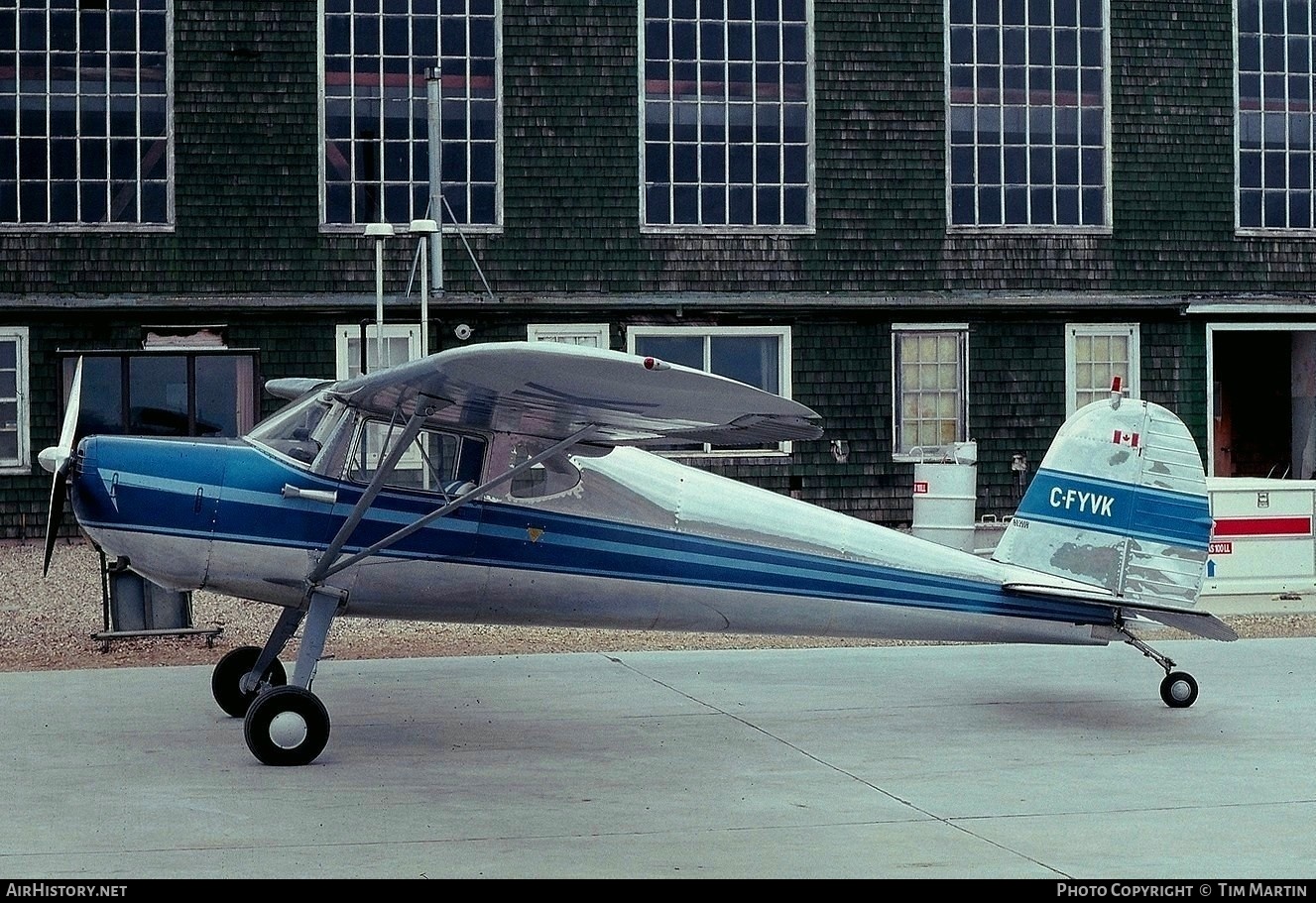 Aircraft Photo of C-FYVK | Cessna 140 | AirHistory.net #189169