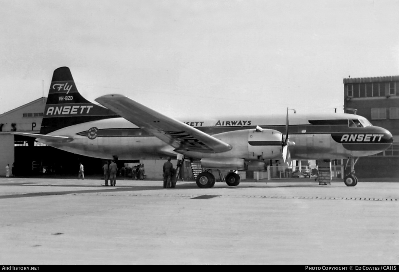 Aircraft Photo of VH-BZD | Convair 340-32 | Ansett Airways | AirHistory.net #189171