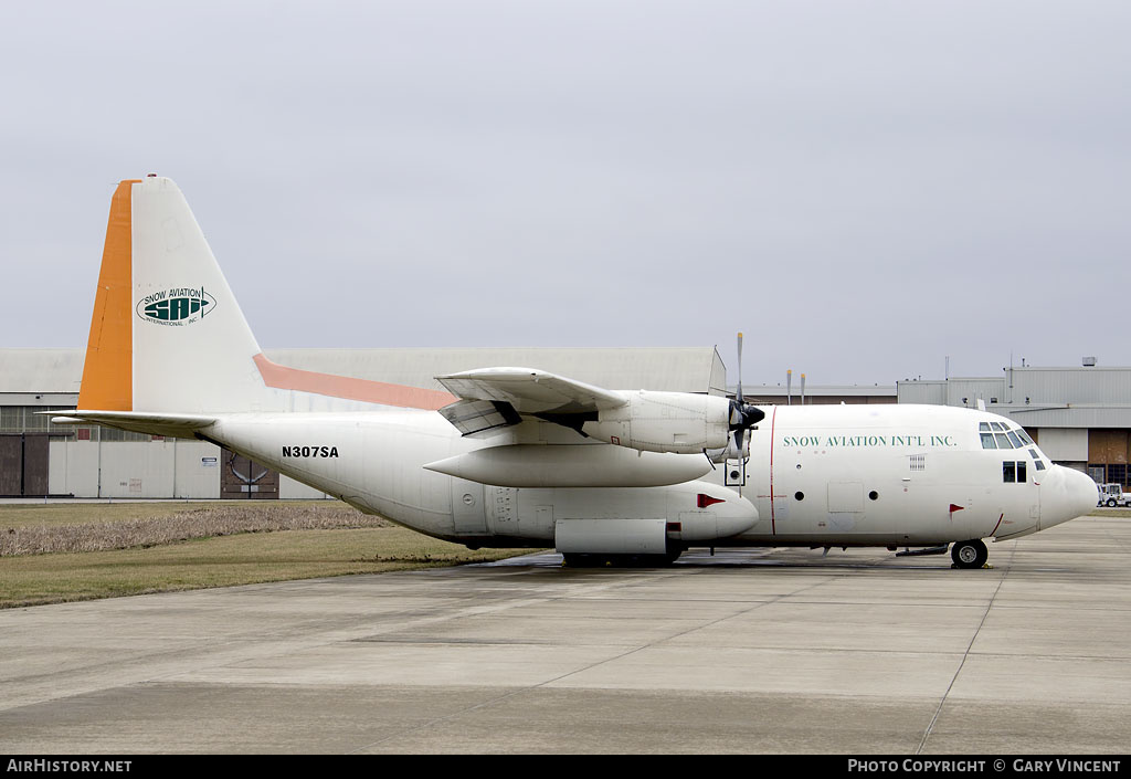 Aircraft Photo of N307SA | Lockheed C-130E Hercules (L-382) | Snow Aviation International - SAI | AirHistory.net #189179
