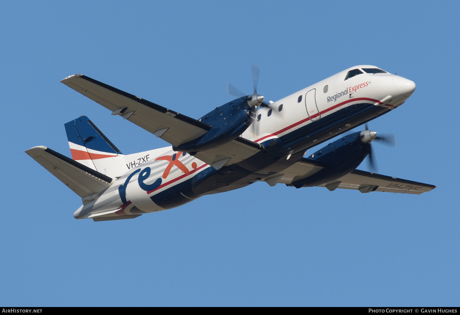 Aircraft Photo of VH-ZXF | Saab 340B | REX - Regional Express | AirHistory.net #189187