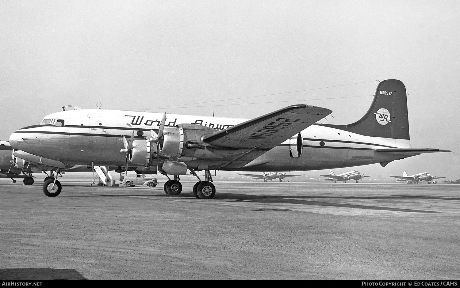 Aircraft Photo of N59952 | Douglas C54B-DC | World Airways | AirHistory.net #189199