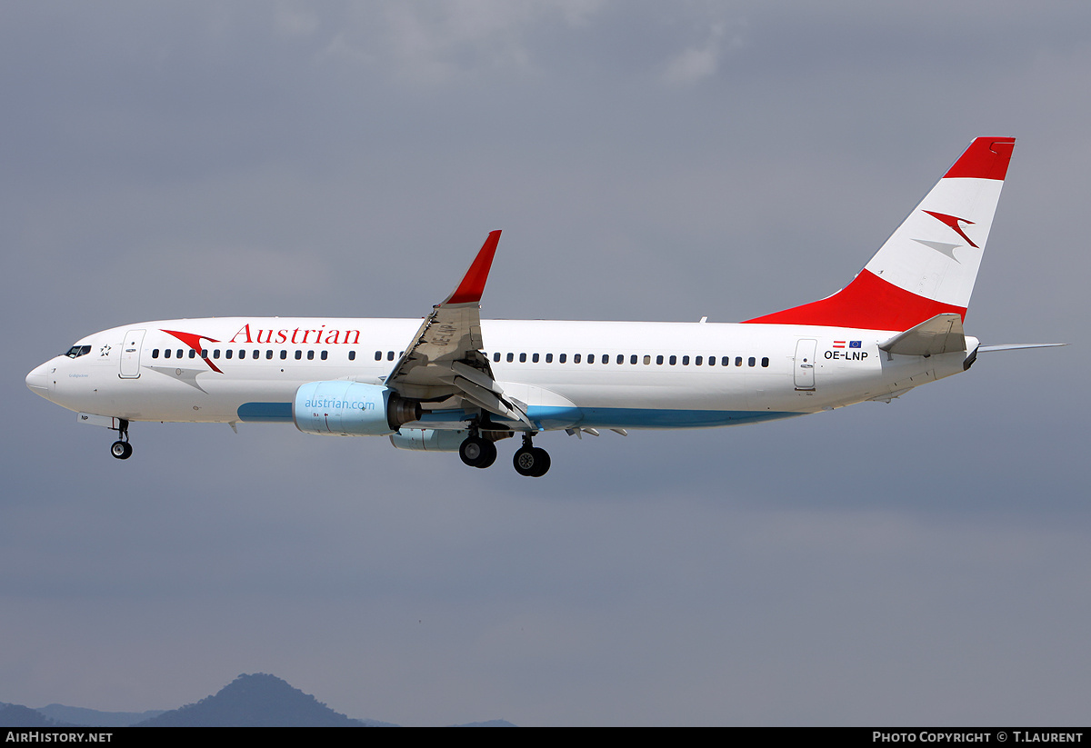 Aircraft Photo of OE-LNP | Boeing 737-8Z9 | Austrian Airlines | AirHistory.net #189204