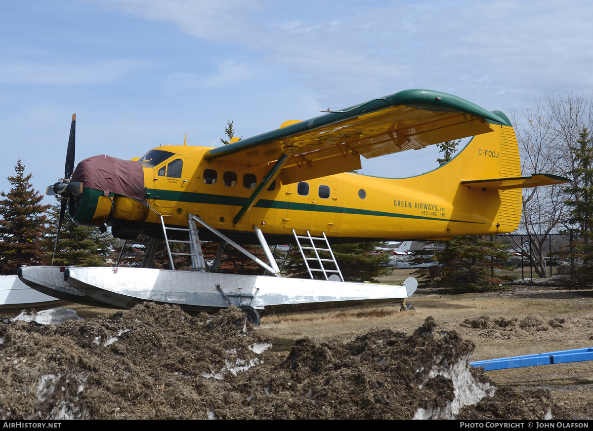 Aircraft Photo of C-FODJ | De Havilland Canada DHC-3/1000 Otter | Green Airways | AirHistory.net #189210