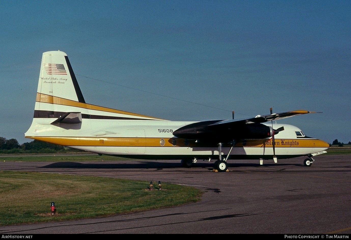 Aircraft Photo of 85-1608 / 51608 | Fokker C-31A Troopship (F27-400M) | USA - Army | AirHistory.net #189226