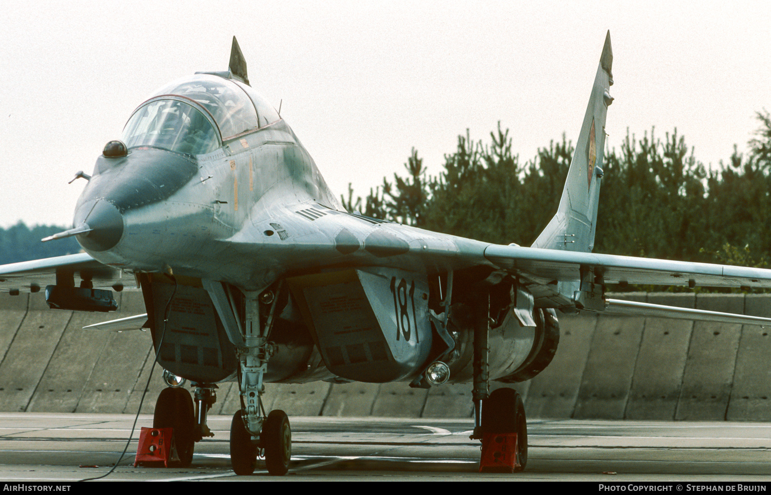 Aircraft Photo of 181 | Mikoyan-Gurevich MiG-29UB (9-51) | East Germany - Air Force | AirHistory.net #189232