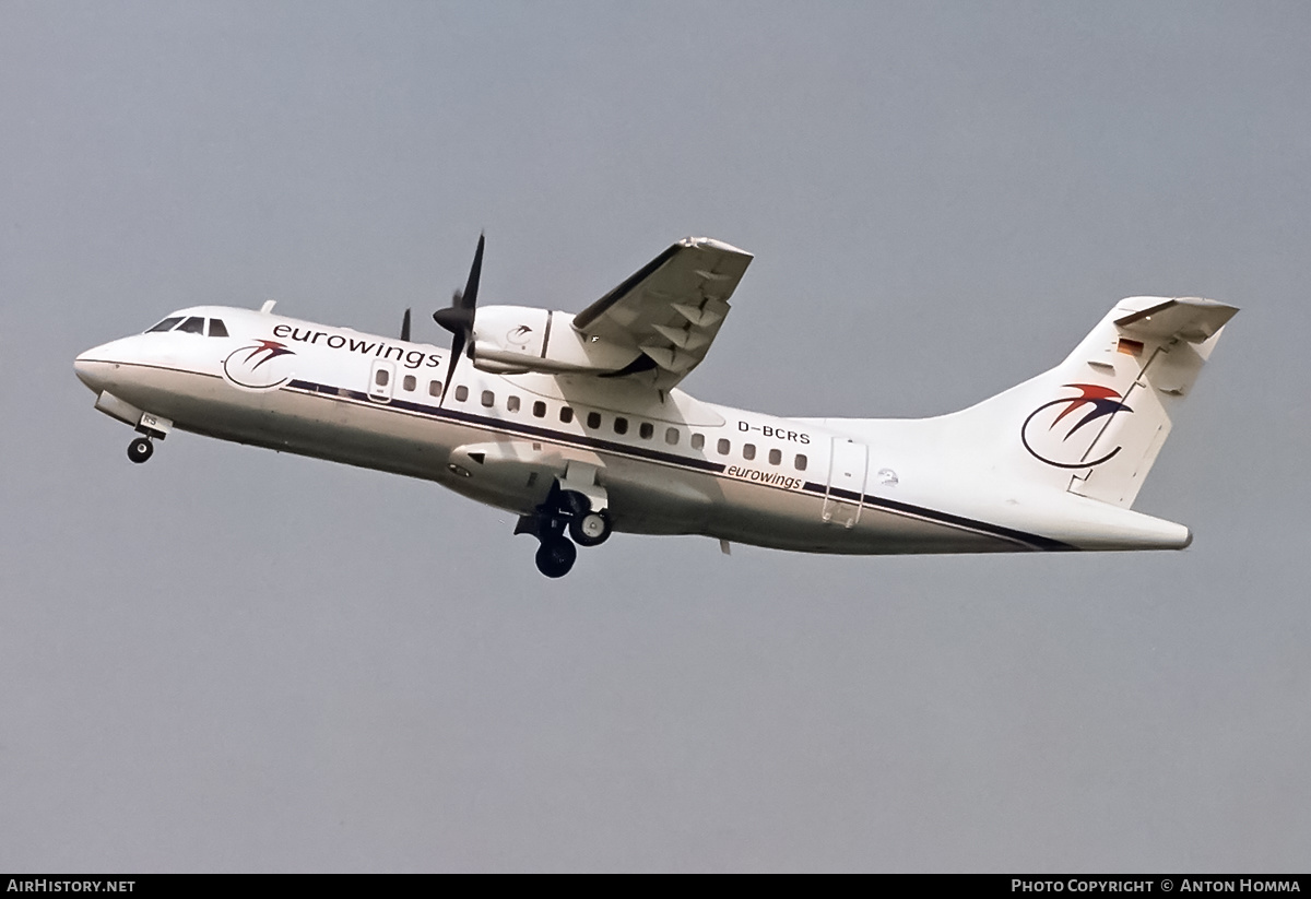 Aircraft Photo of D-BCRS | ATR ATR-42-300 | Eurowings | AirHistory.net #189238