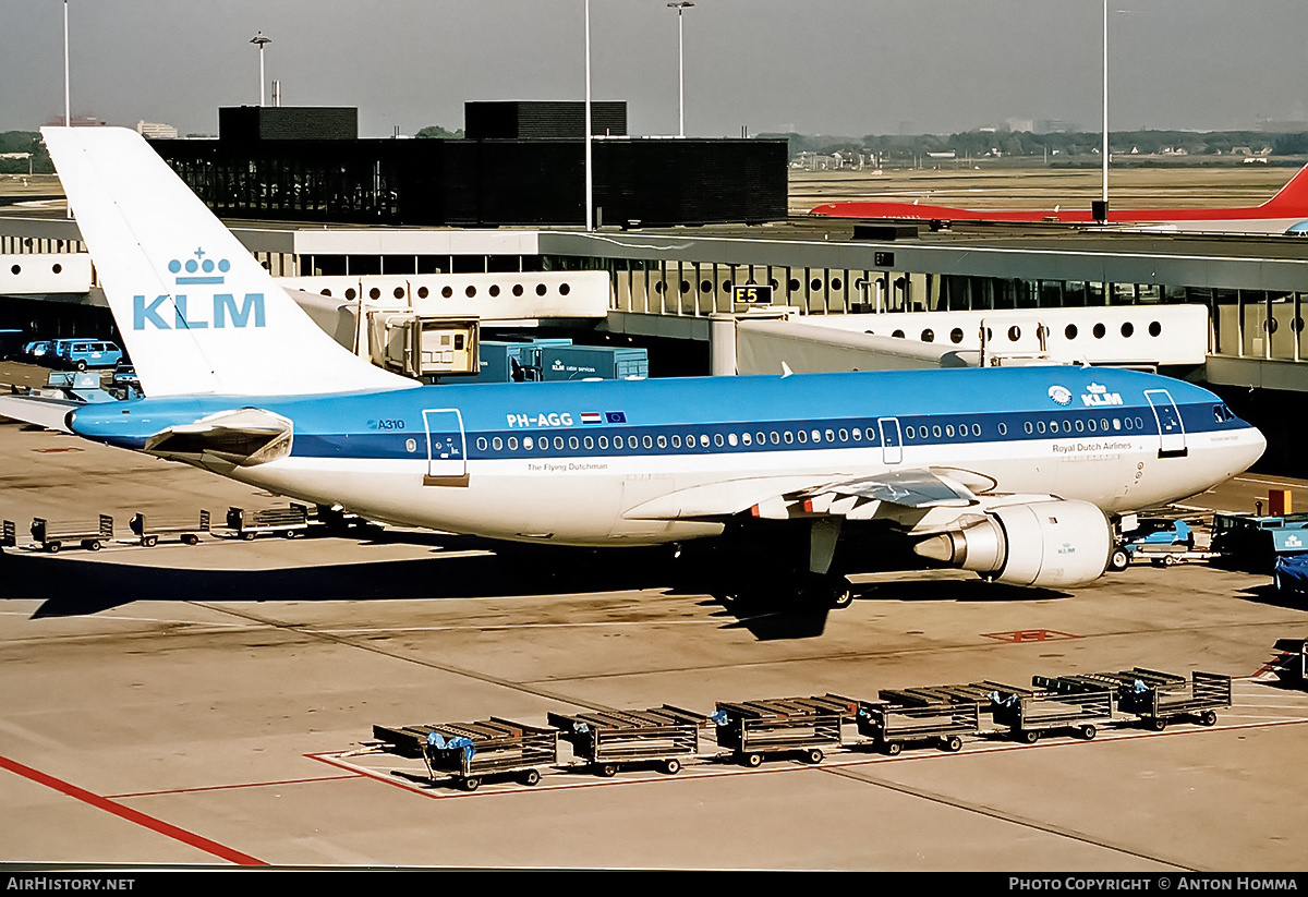 Aircraft Photo of PH-AGG | Airbus A310-203 | KLM - Royal Dutch Airlines | AirHistory.net #189259