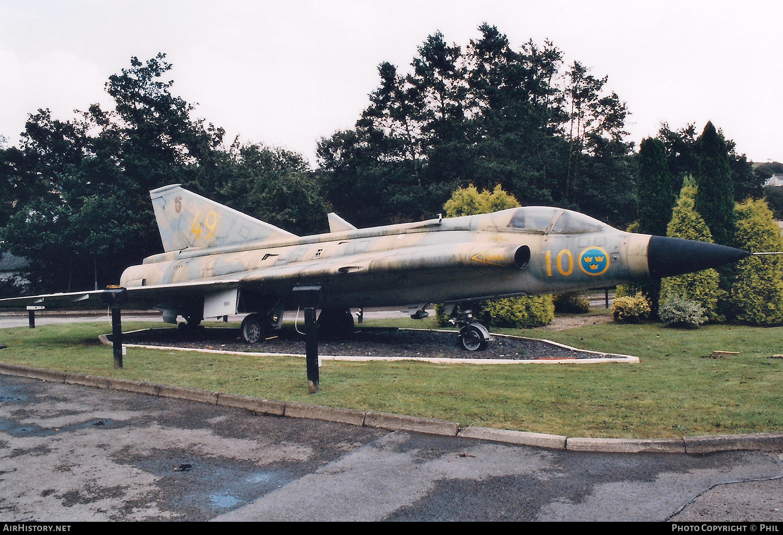 Aircraft Photo of 35515 | Saab J35F-1 Draken | Sweden - Air Force | AirHistory.net #189276