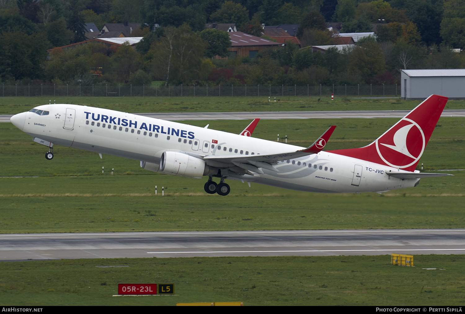 Aircraft Photo of TC-JVC | Boeing 737-8F2 | Turkish Airlines | AirHistory.net #189283