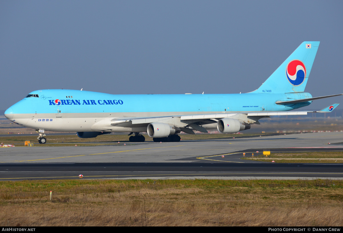 Aircraft Photo of HL7400 | Boeing 747-4B5F/SCD | Korean Air Cargo | AirHistory.net #189298