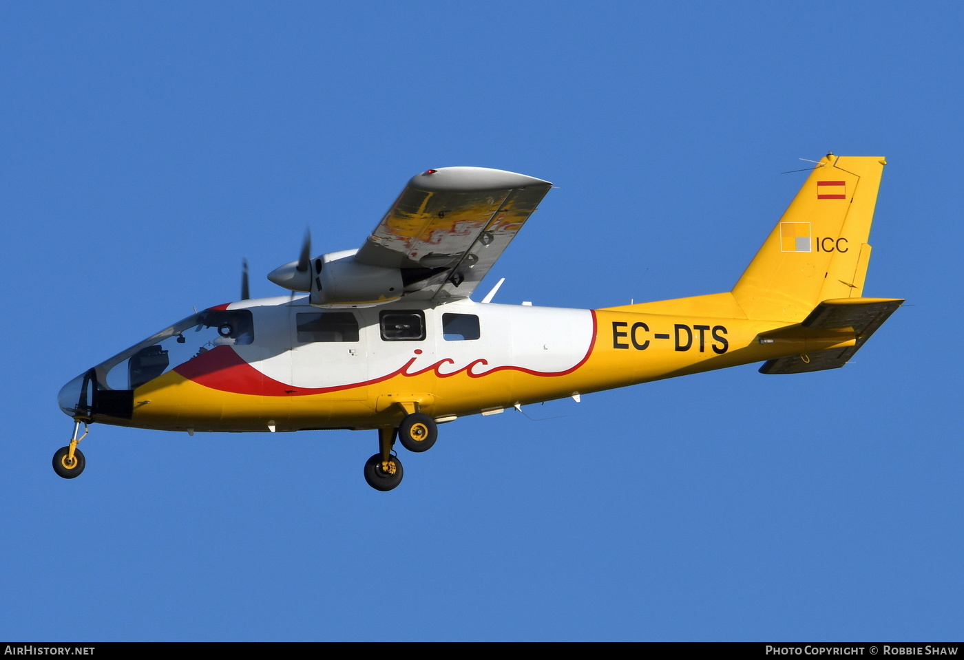 Aircraft Photo of EC-DTS | Partenavia P-68B Observer | ICC - Institut Cartogràfic de Catalunya | AirHistory.net #189306