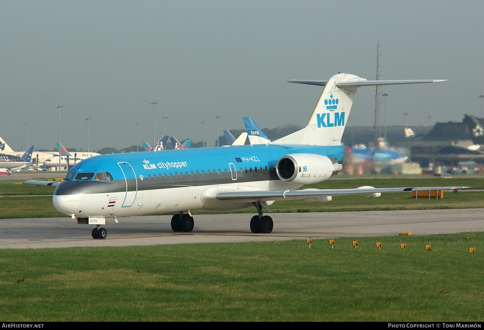 Aircraft Photo of PH-KZL | Fokker 70 (F28-0070) | KLM Cityhopper | AirHistory.net #189313