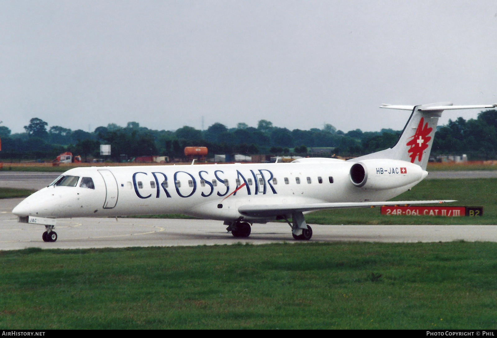 Aircraft Photo of HB-JAC | Embraer ERJ-145EP (EMB-145EP) | Crossair | AirHistory.net #189316