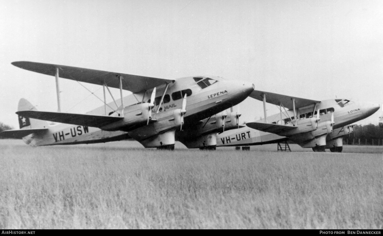 Aircraft Photo of VH-USW | De Havilland D.H. 86 Express | Holyman's Airways | AirHistory.net #189334