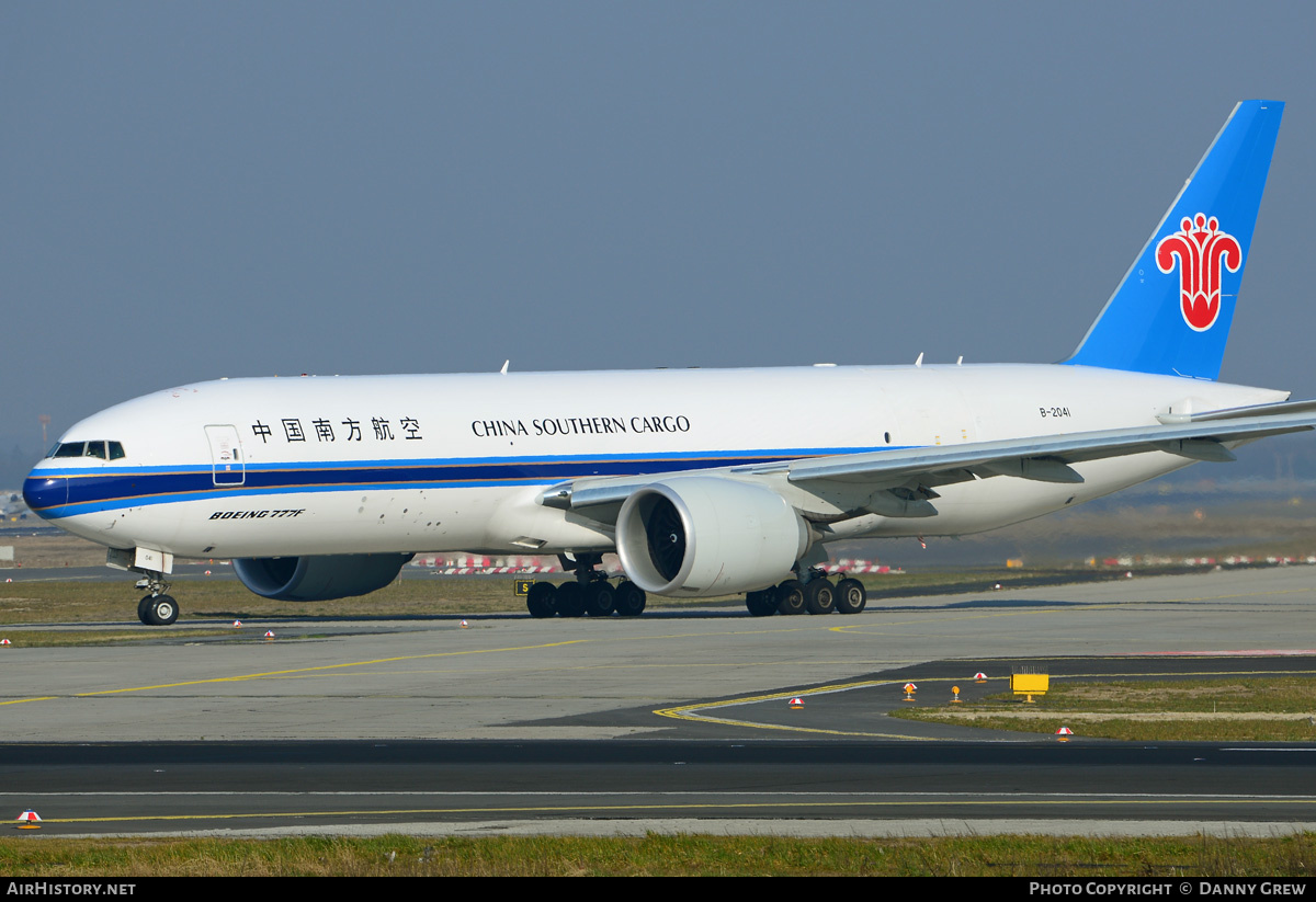 Aircraft Photo of B-2041 | Boeing 777-F1B | China Southern Airlines Cargo | AirHistory.net #189388