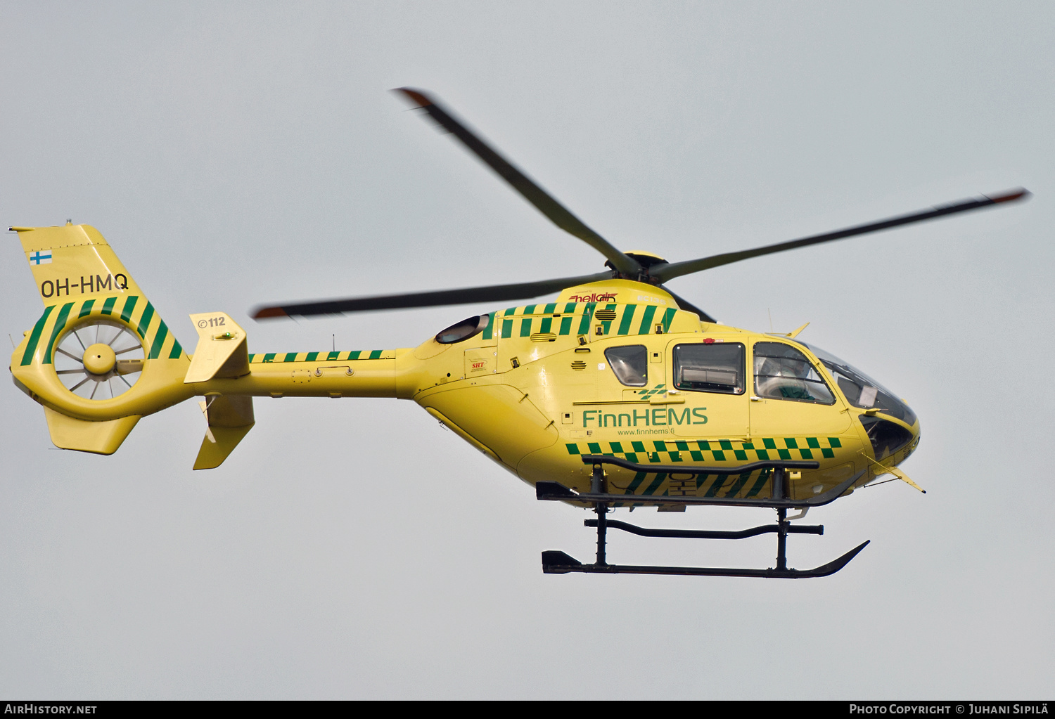 Aircraft Photo of OH-HMQ | Eurocopter EC-135P-2+ | FinnHEMS | AirHistory.net #189397