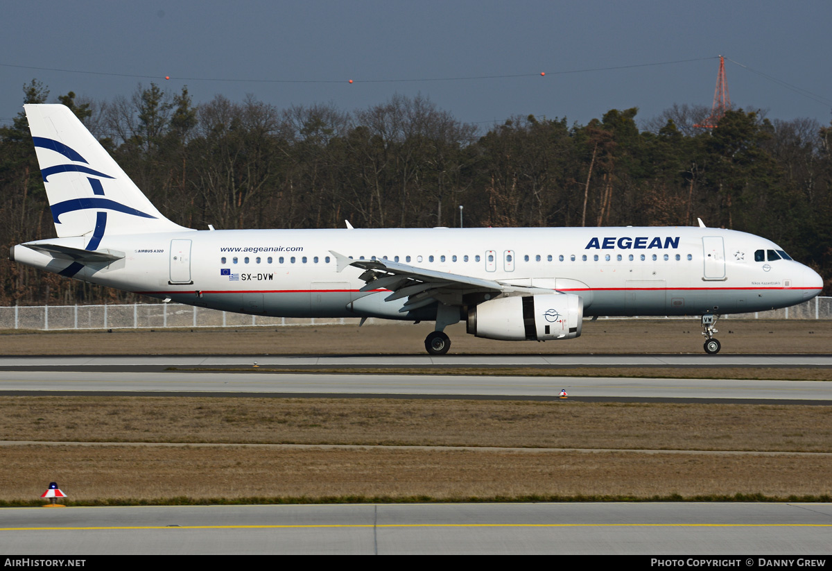 Aircraft Photo of SX-DVW | Airbus A320-232 | Aegean Airlines | AirHistory.net #189414