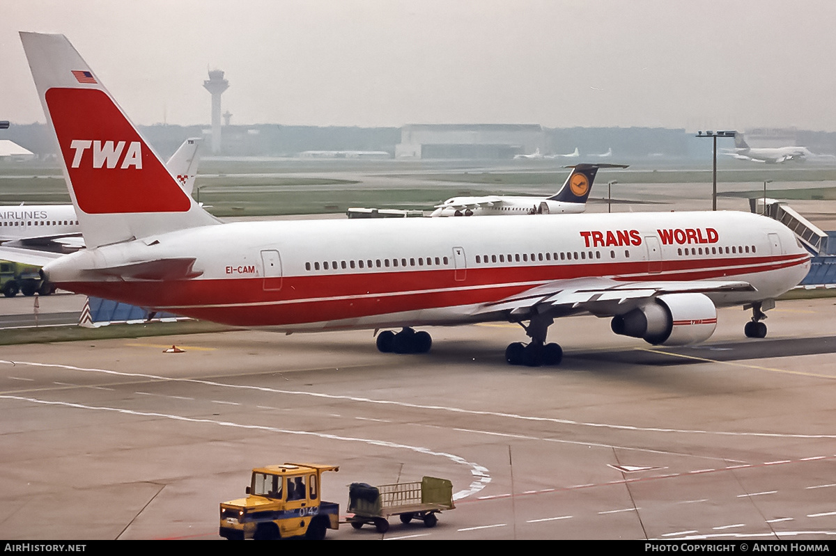 Aircraft Photo of EI-CAM | Boeing 767-3Y0/ER | Trans World Airlines - TWA | AirHistory.net #189431