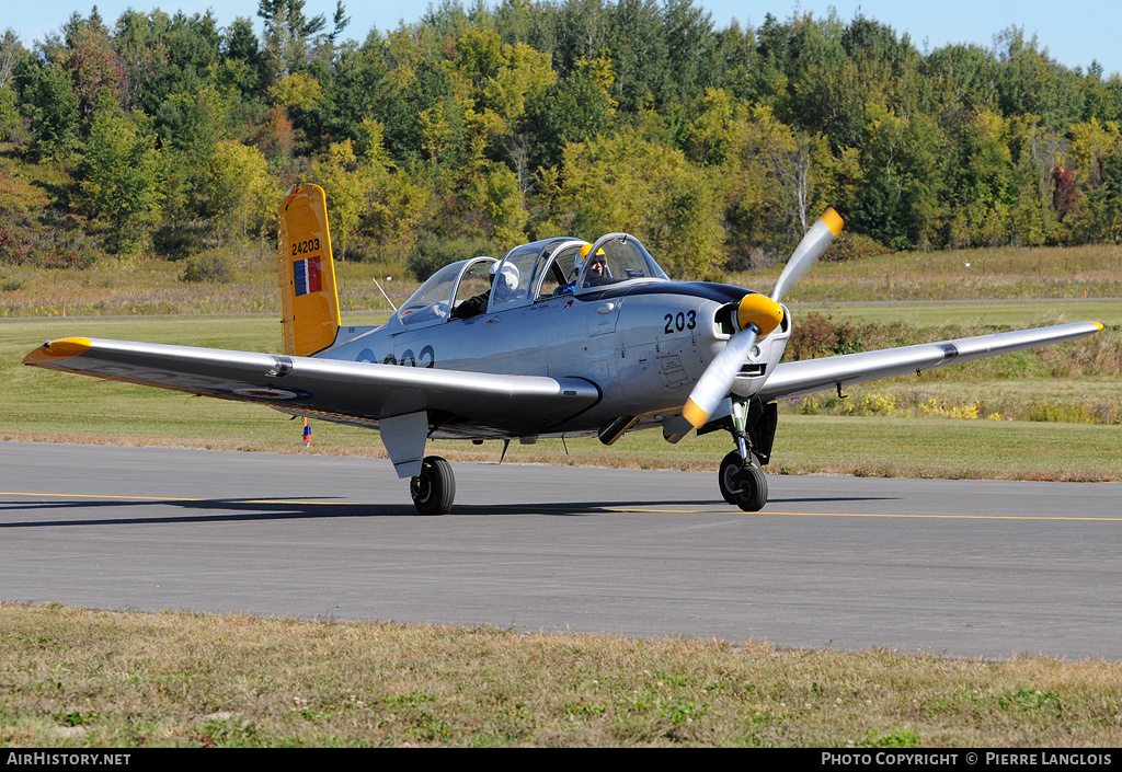 Aircraft Photo of N344SG / 24203 | Beech T-34A Mentor | Canada - Air Force | AirHistory.net #189452
