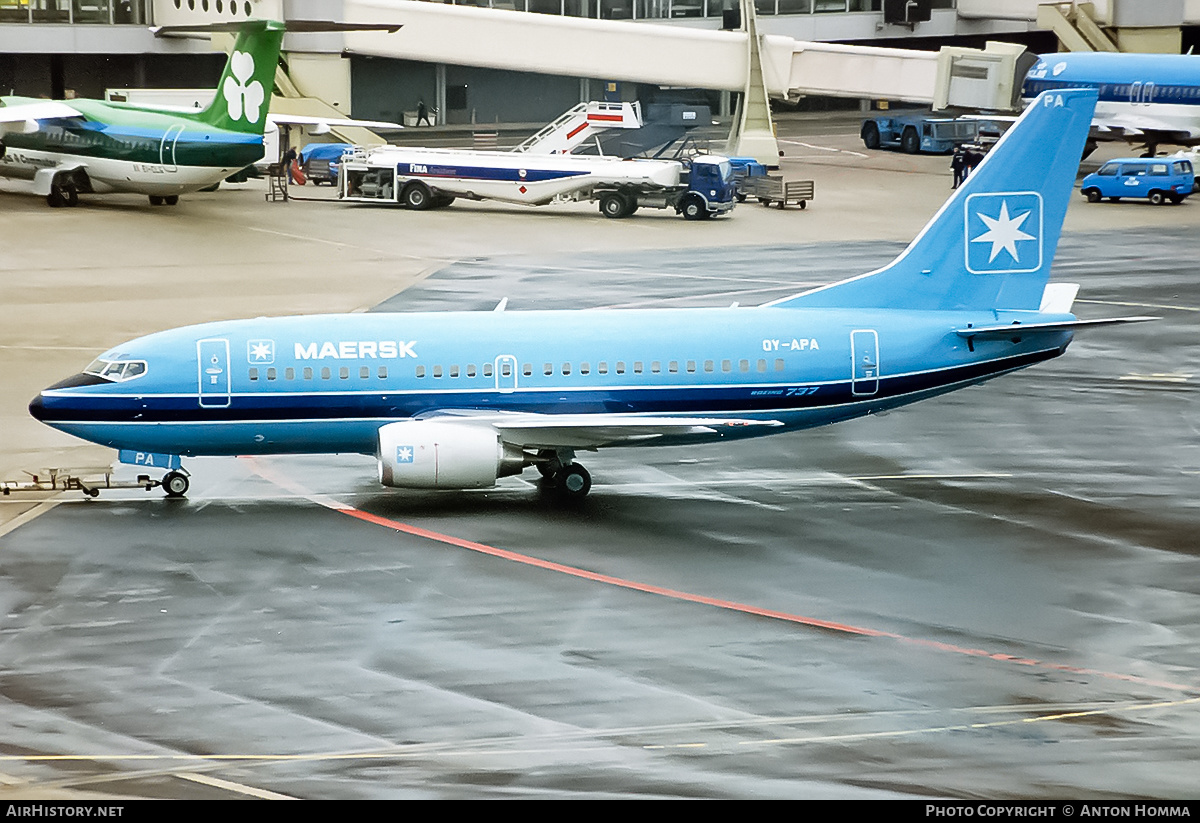 Aircraft Photo of OY-APA | Boeing 737-5L9 | Maersk Air | AirHistory.net #189460