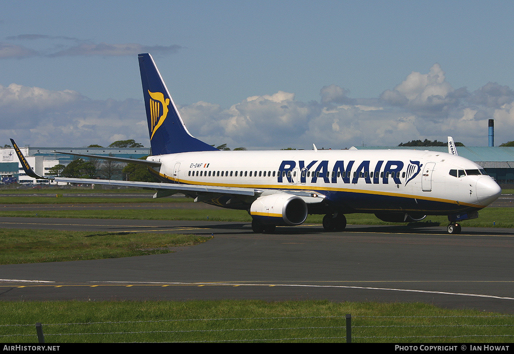 Aircraft Photo of EI-DWF | Boeing 737-8AS | Ryanair | AirHistory.net #189464