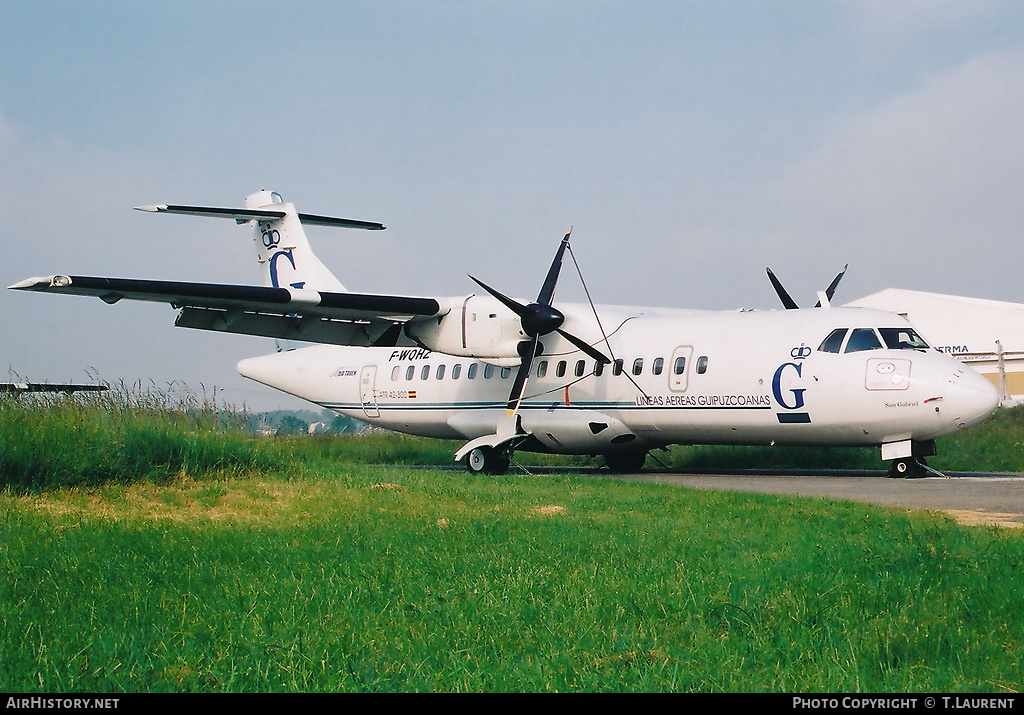 Aircraft Photo of F-WQHZ | ATR ATR-42-300 | Líneas Aéreas Guipuzcoanas | AirHistory.net #189473