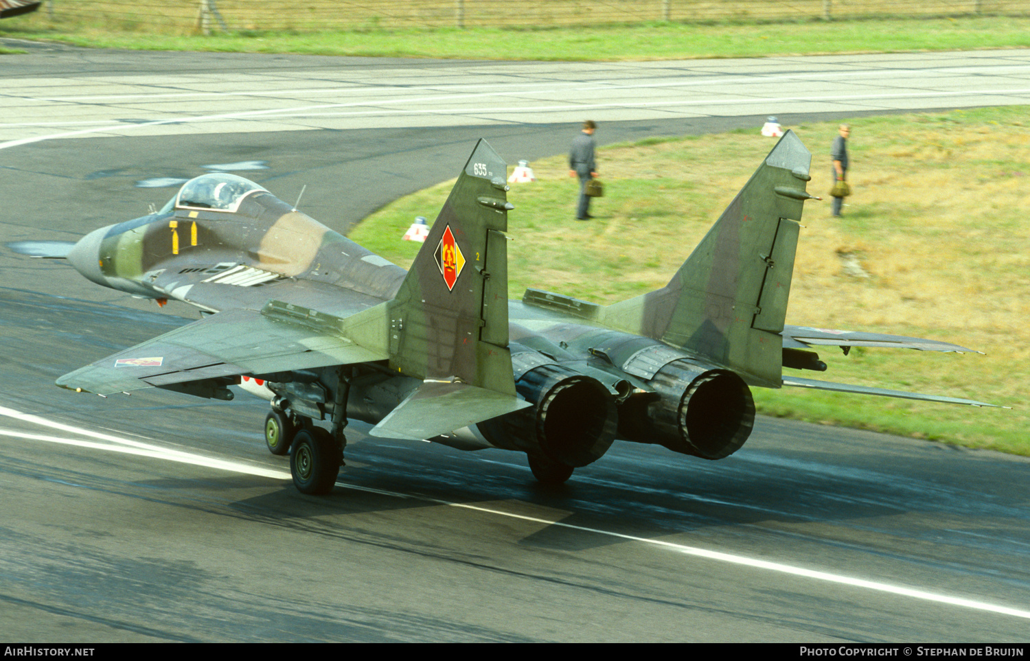 Aircraft Photo of 635 | Mikoyan-Gurevich MiG-29 | East Germany - Air Force | AirHistory.net #189546