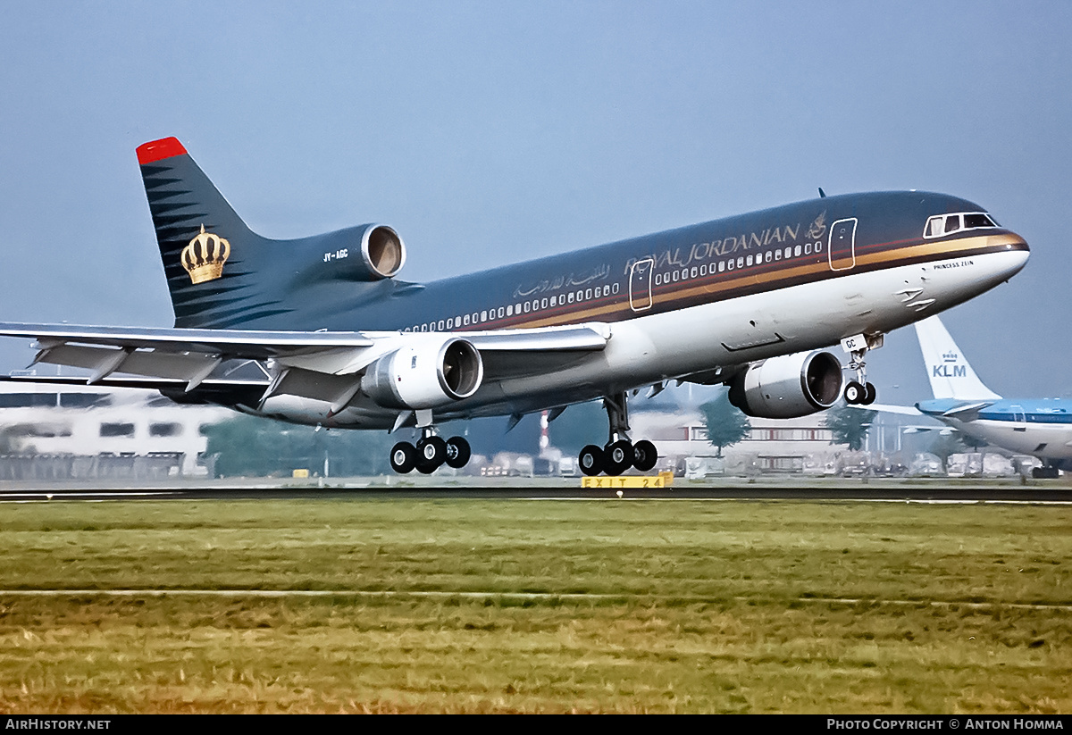 Aircraft Photo of JY-AGC | Lockheed L-1011-385-3 TriStar 500 | Royal Jordanian Airlines | AirHistory.net #189548