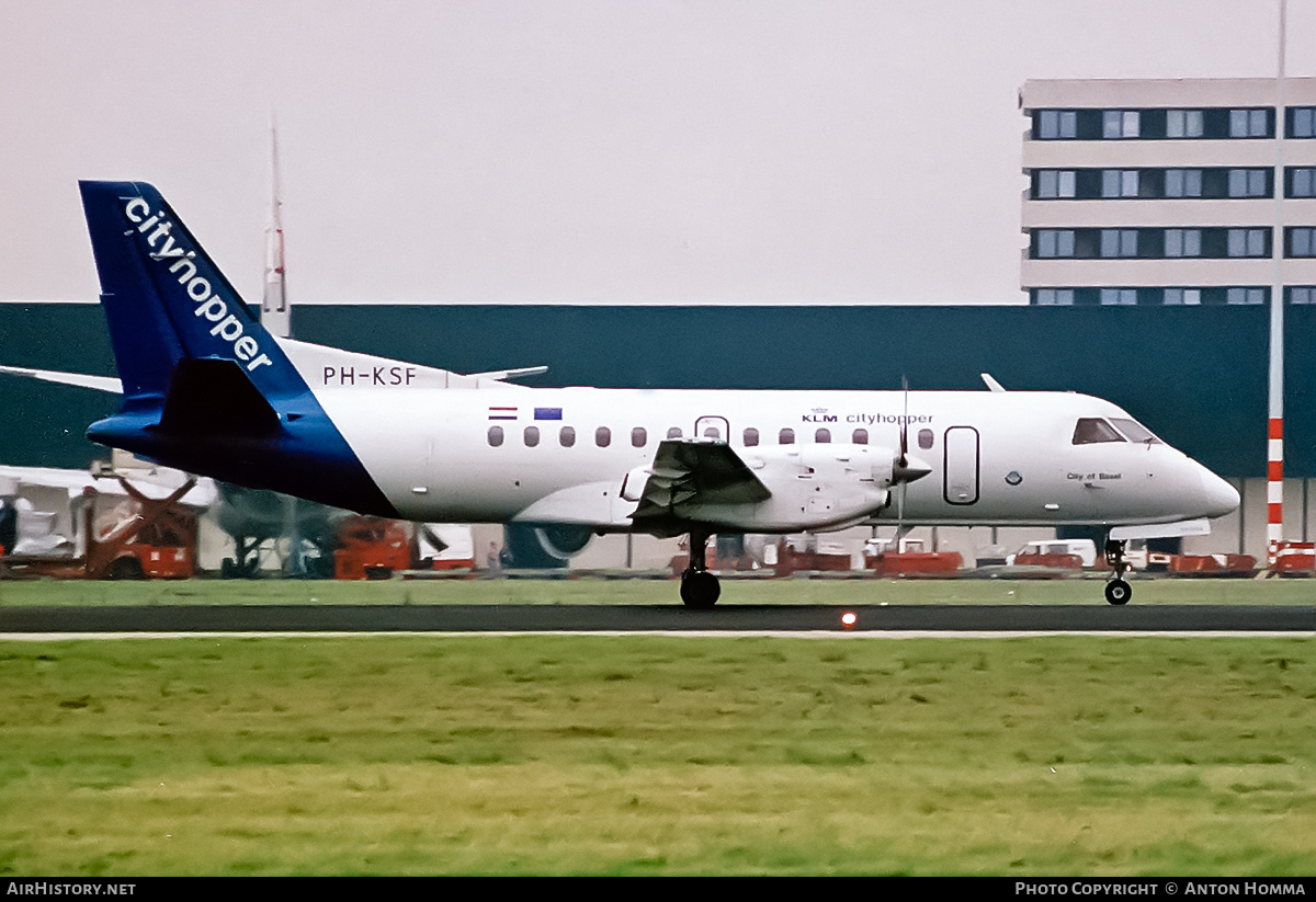 Aircraft Photo of PH-KSF | Saab 340B | KLM Cityhopper | AirHistory.net #189549