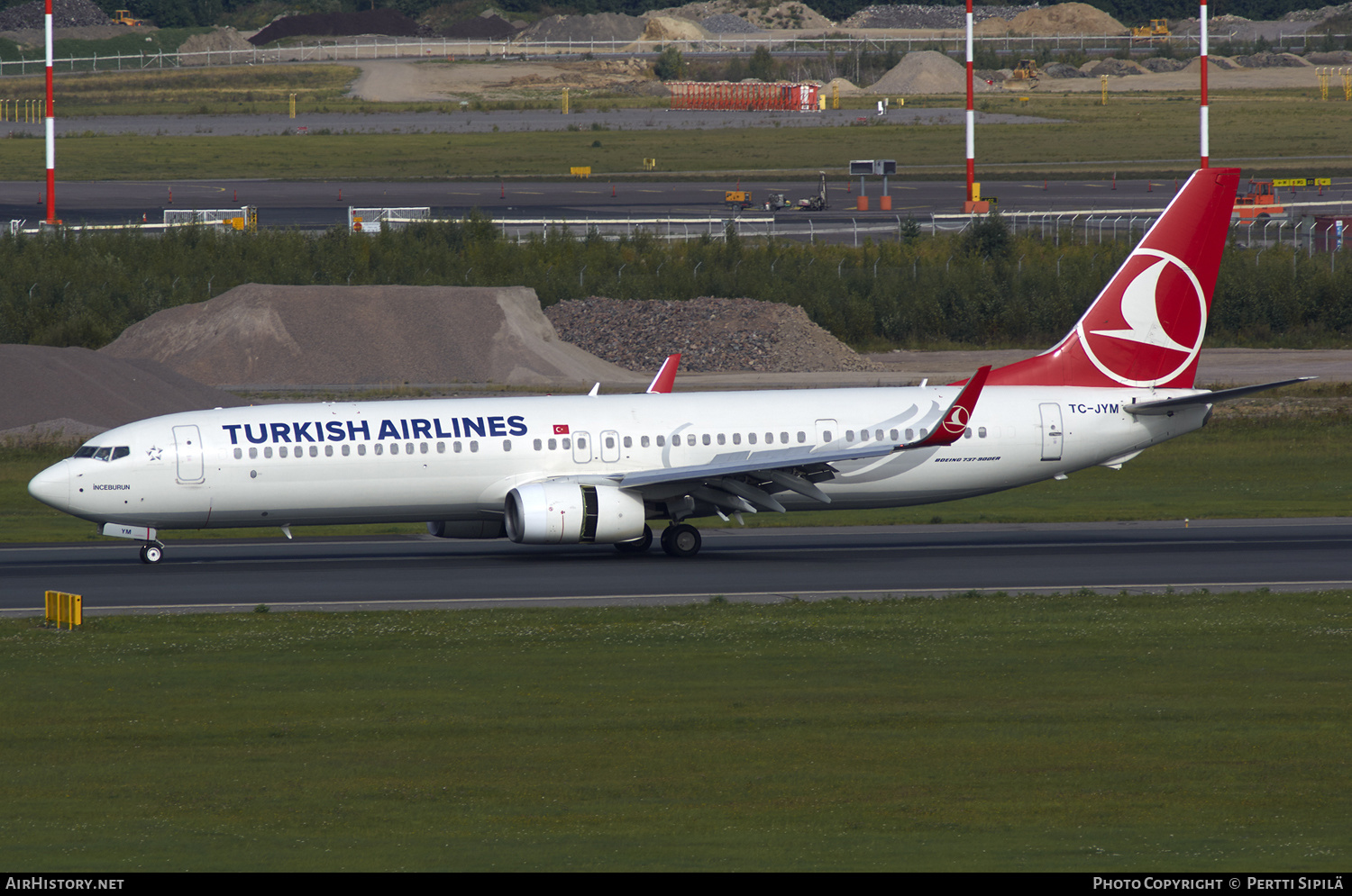 Aircraft Photo of TC-JYM | Boeing 737-9F2/ER | Turkish Airlines | AirHistory.net #189562