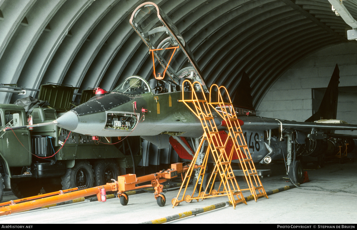 Aircraft Photo of 148 | Mikoyan-Gurevich MiG-29UB (9-51) | East Germany - Air Force | AirHistory.net #189568
