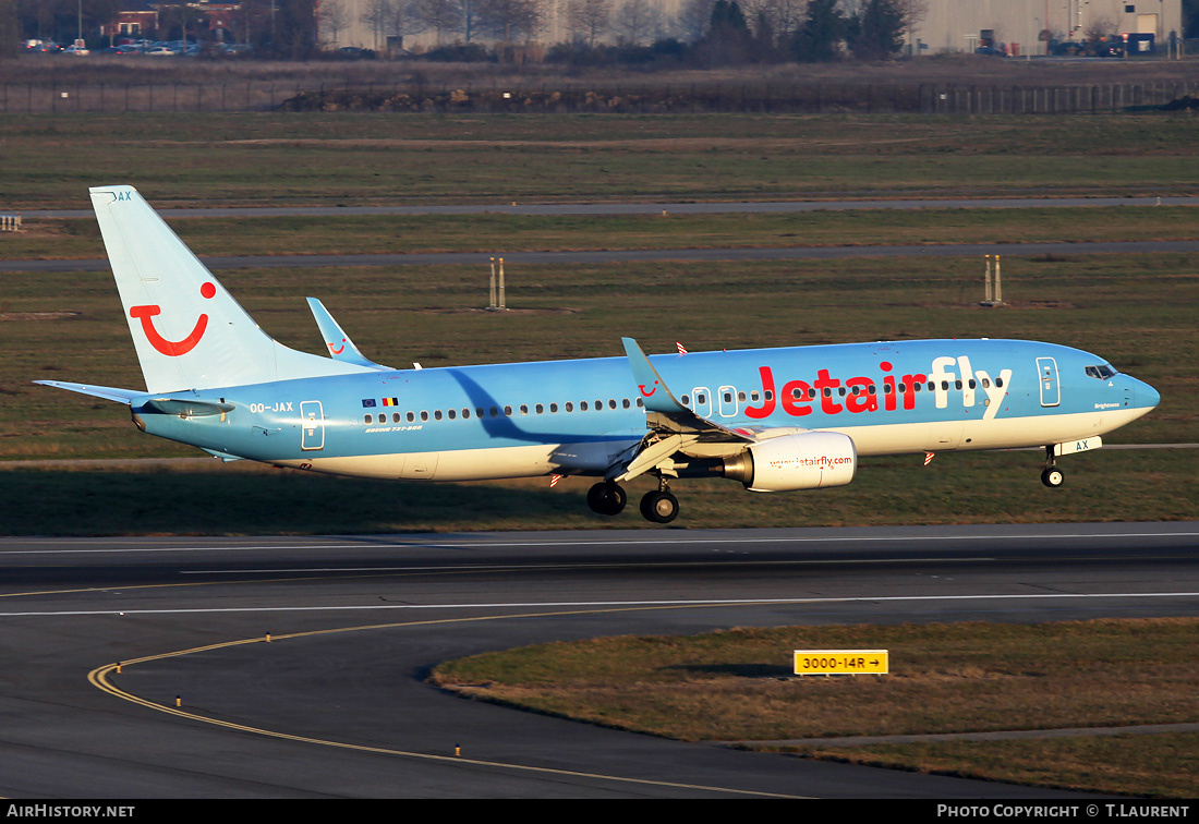 Aircraft Photo of OO-JAX | Boeing 737-8K5 | Jetairfly | AirHistory.net #189596