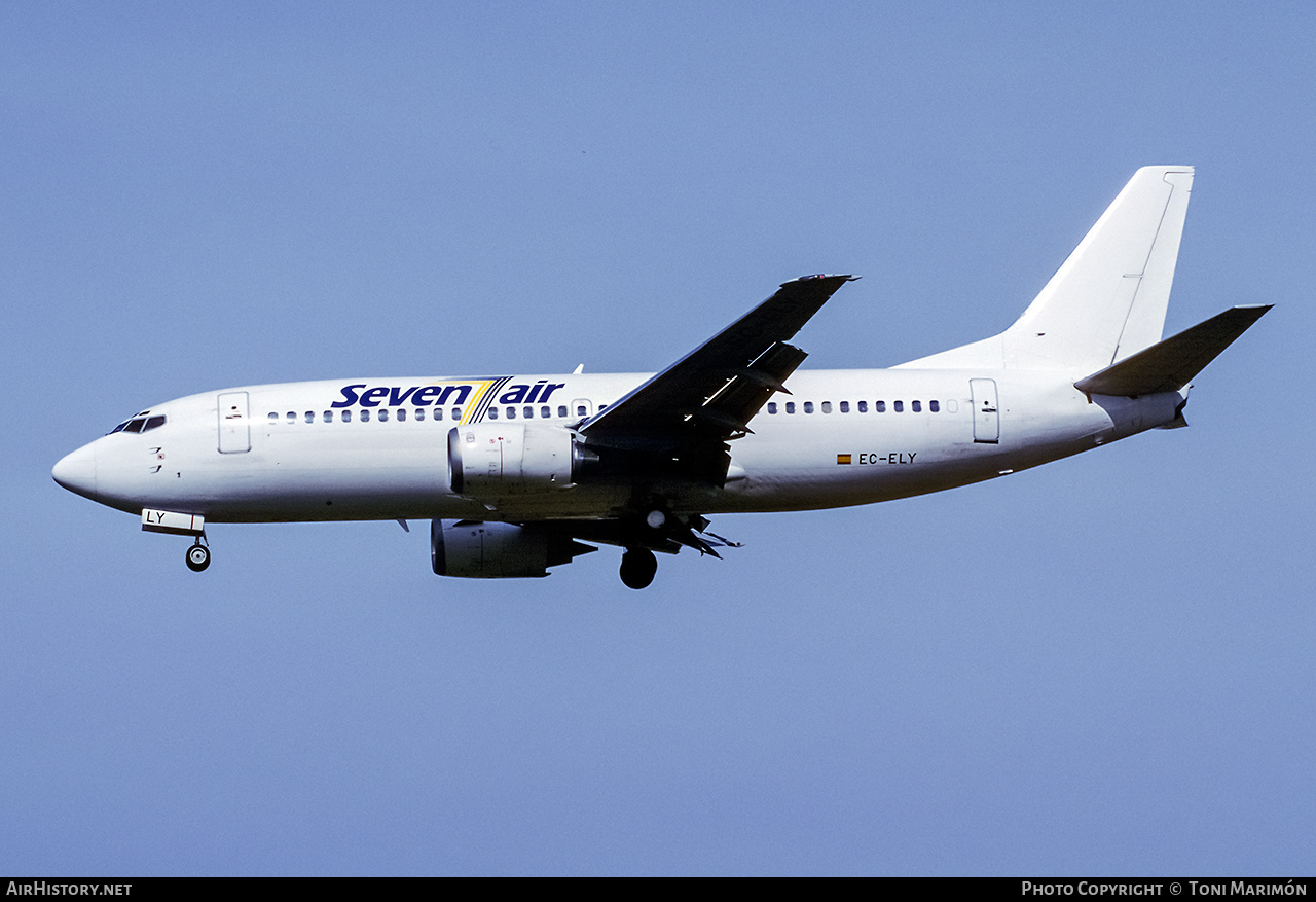 Aircraft Photo of EC-ELY | Boeing 737-3K9 | Seven Air | AirHistory.net #189610