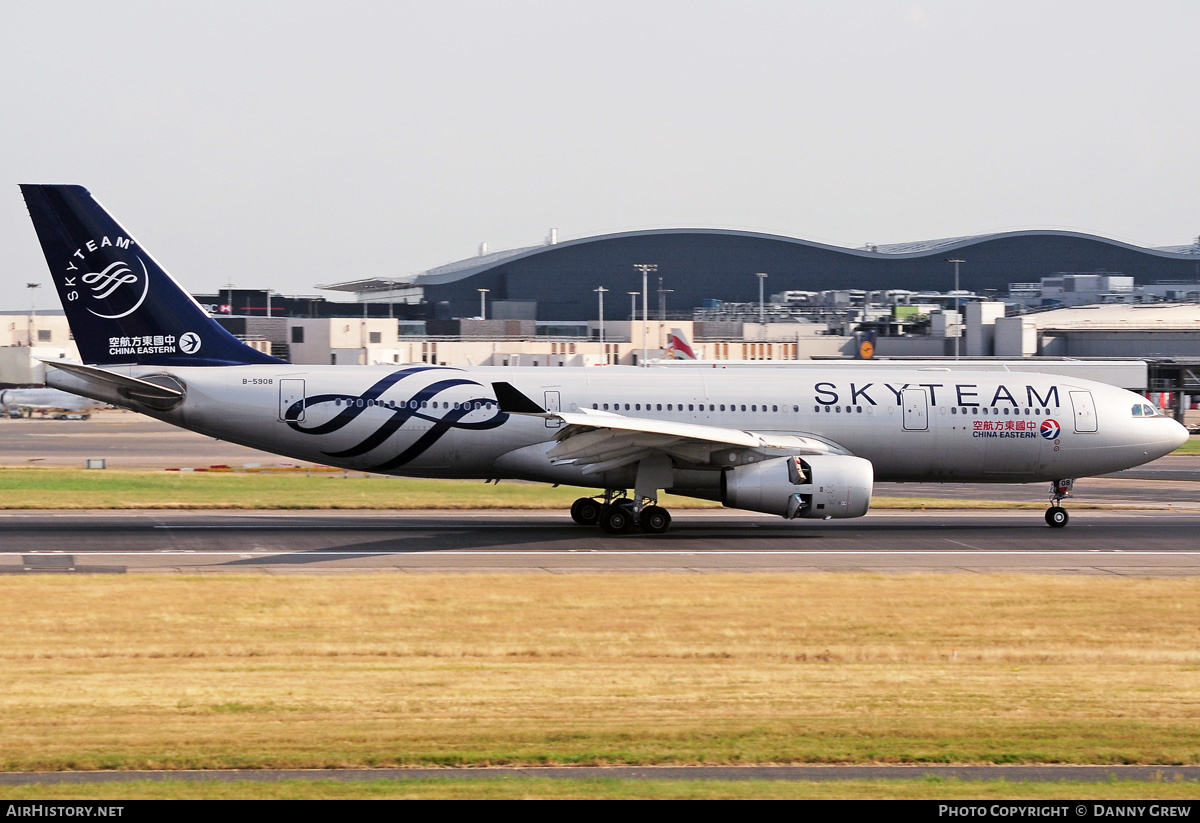 Aircraft Photo of B-5908 | Airbus A330-243 | China Eastern Airlines | AirHistory.net #189615