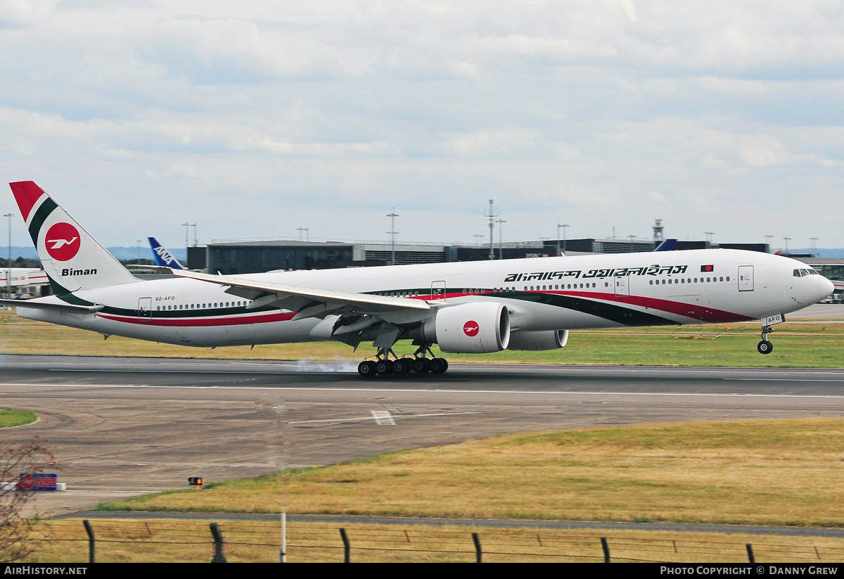 Aircraft Photo of S2-AFO | Boeing 777-3E9/ER | Biman Bangladesh Airlines | AirHistory.net #189646