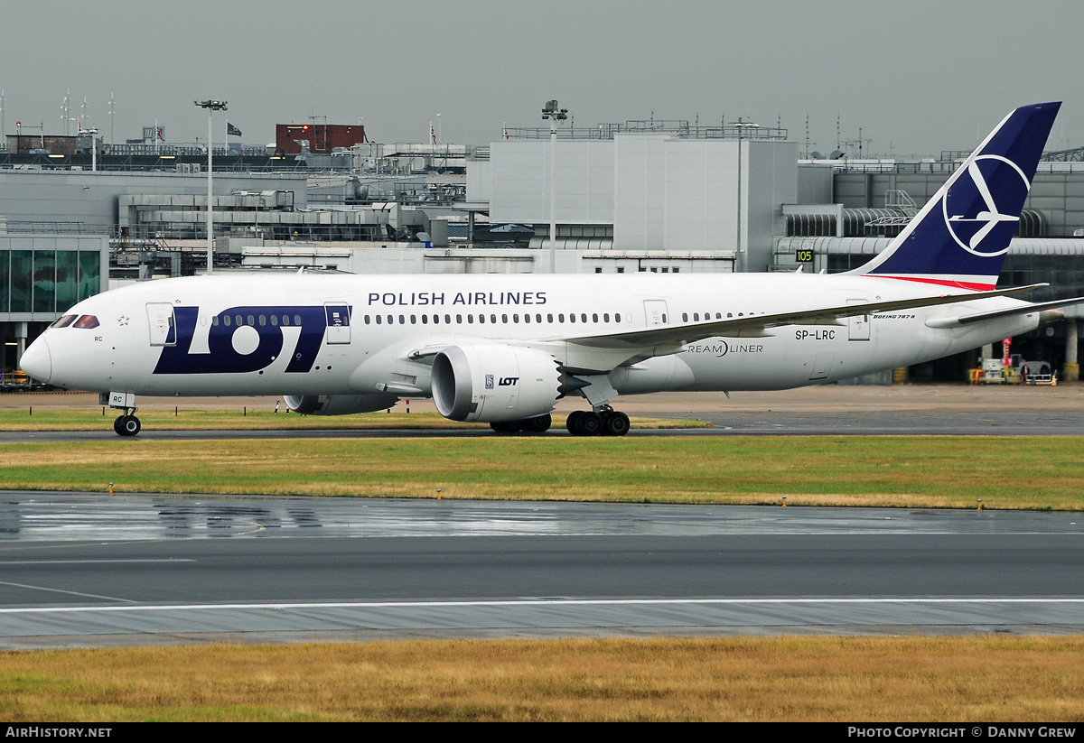 Aircraft Photo of SP-LRC | Boeing 787-8 Dreamliner | LOT Polish Airlines - Polskie Linie Lotnicze | AirHistory.net #189648