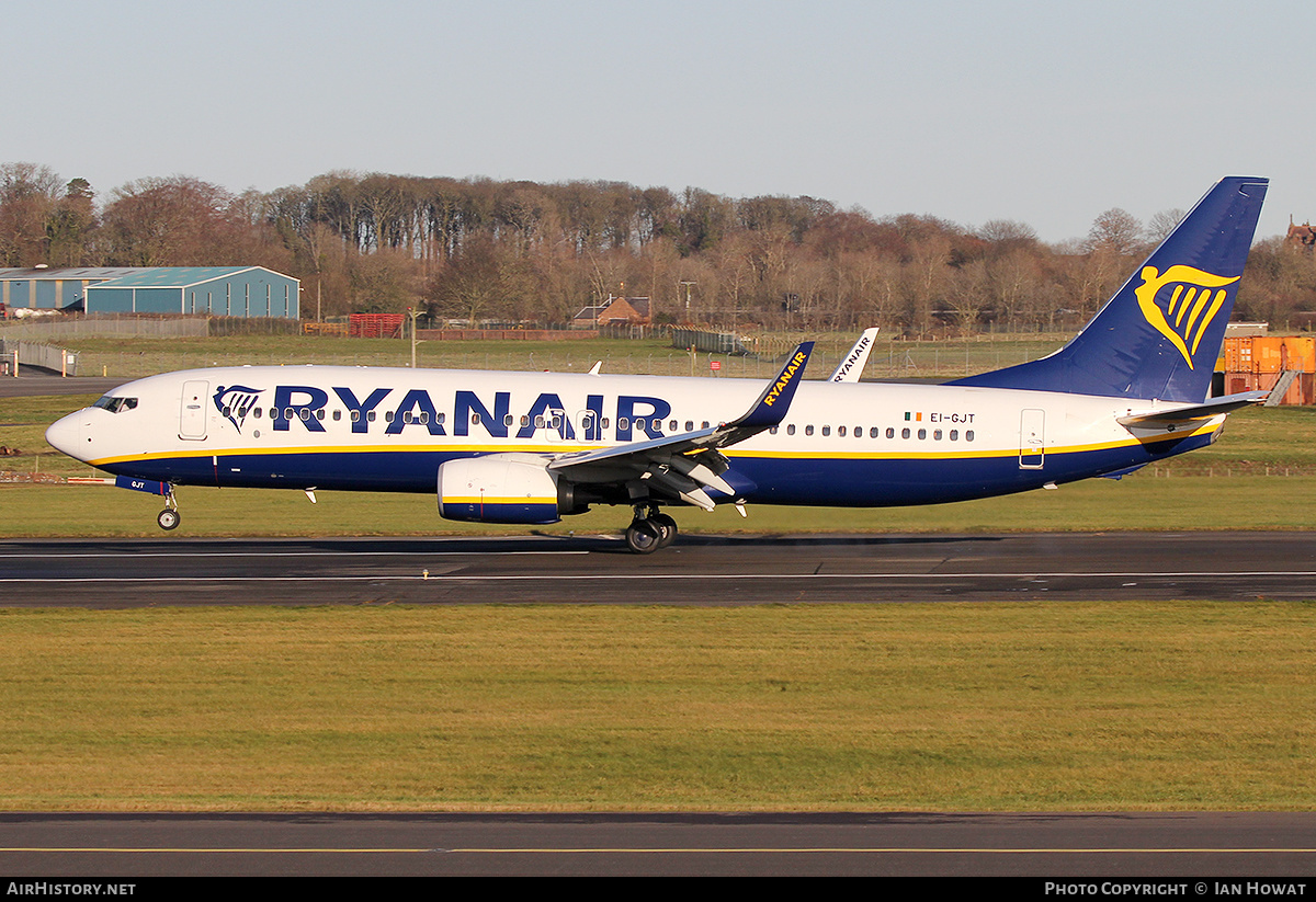 Aircraft Photo of EI-GJT | Boeing 737-800 | Ryanair | AirHistory.net #189709