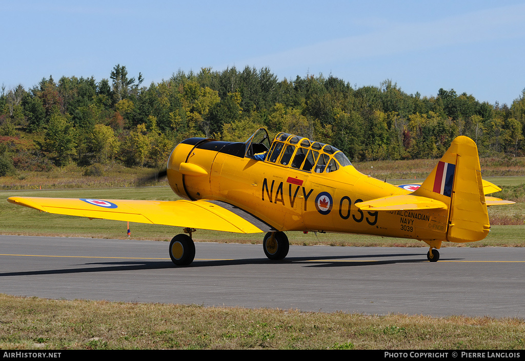 Aircraft Photo of C-FNDB / 3039 | North American AT-16 Harvard IIB | Canada - Navy | AirHistory.net #189722