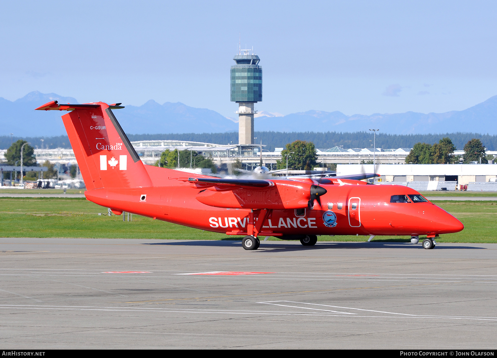 Aircraft Photo of C-GSUR | De Havilland Canada DHC-8-102 Dash 8 | Transport Canada | AirHistory.net #189744